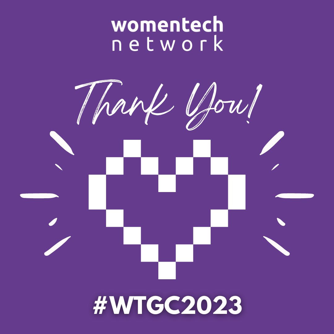 WomenTechNet's tweet image. 💜 We are overflowing with gratitude for your incredible presence, unwavering support, and immense contributions at the Women in Tech Global Conference 2023. 

💌 The positive feedback we&apos;ve received has been overwhelming, and it&apos;s all thanks to you. 
#wtgc2023 #womenintech