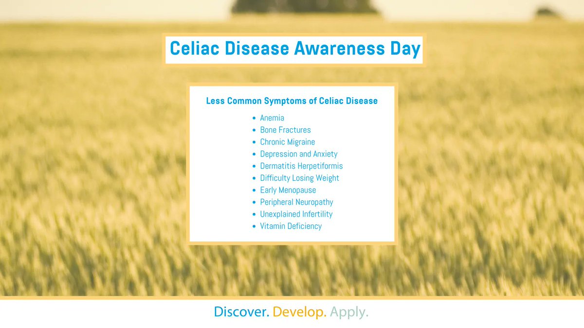 _idkna's tweet photo. #CeliacDisease is difficult to diagnose as it affects people differently. There are more than 200 known celiac disease symptoms which may occur in the digestive system or other parts of the body. Here are some of the lesser-known symptoms.

https://t.co/8FlwJz9uPi

#CeliacUnited https://t.co/B3o23Rp53z