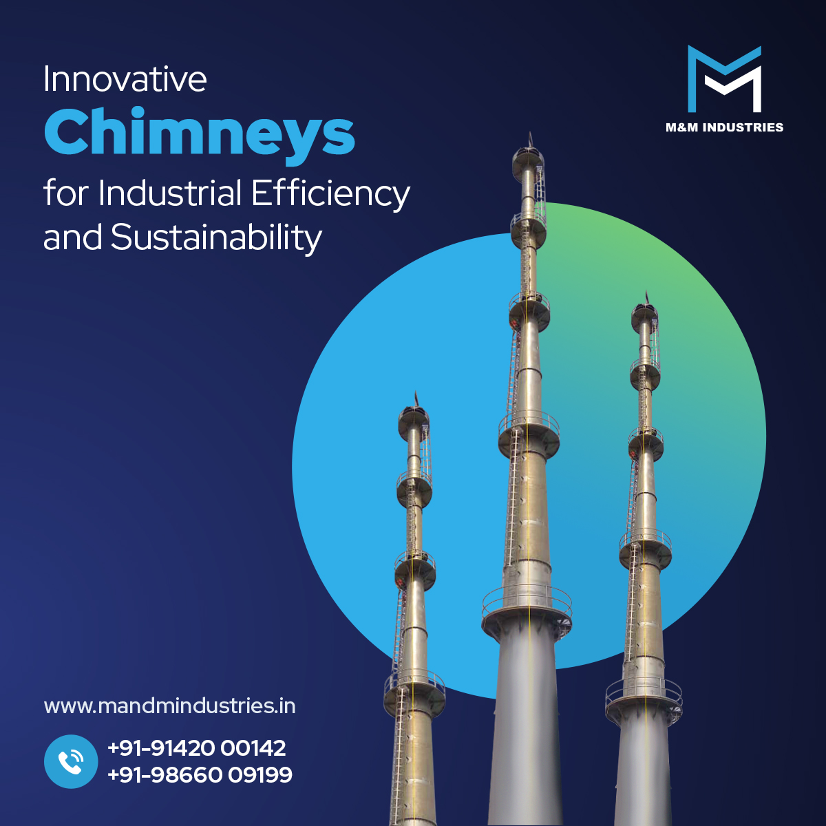 Reaching new heights with our chimneys! Our chimneys are designed to be efficient, durable, and environmentally friendly, providing reliable solutions for your industrial needs.

#Chimneys #IndustrialSolutions #Efficiency #Durability #Sustainability