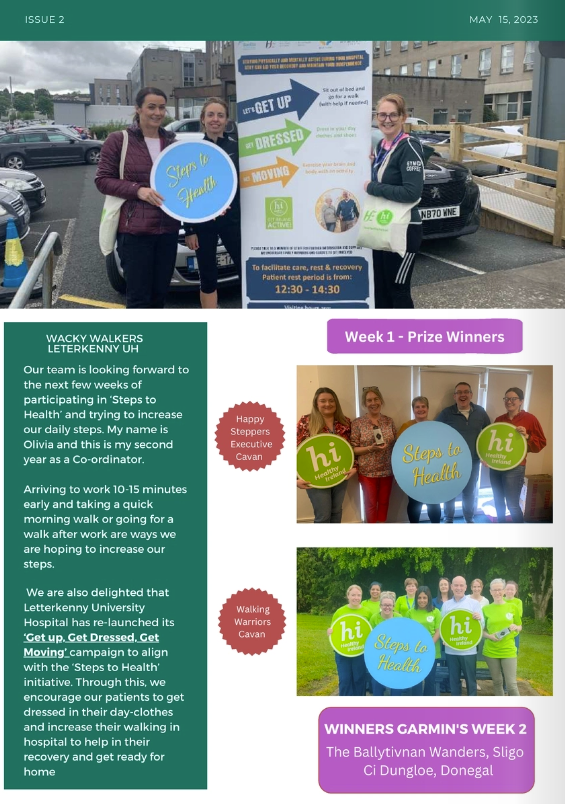 HealthPromoLUH's tweet photo. Well done to Olivia and her team of Wacky Walkers here in LUH! https://t.co/FTGORn4V5I