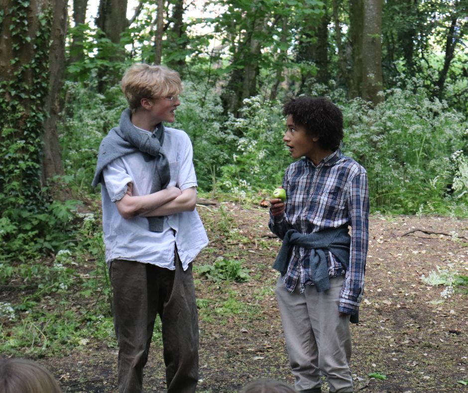 Thank you to everyone who came to see our lower school production this weekend. Our Year 7 students have also been enjoying watching Blue Remembered Hills in the woods this afternoon! 🌳