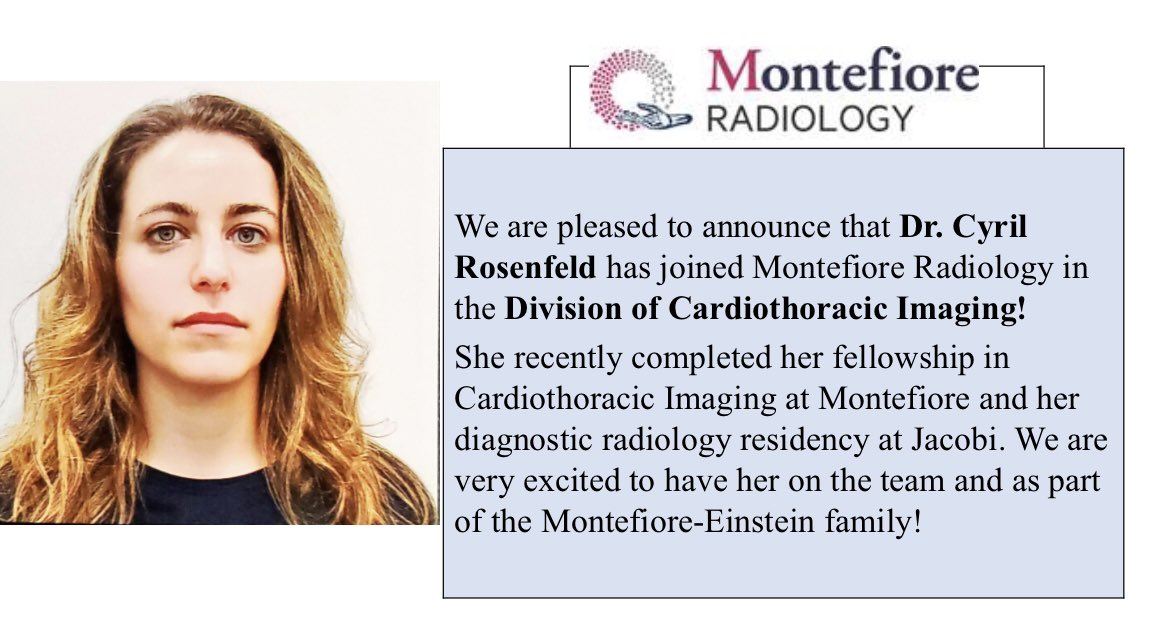 Montefiore Radiology (MontefioreRAD) / Twitter