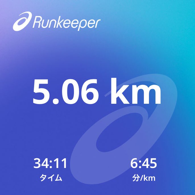 anotherdimm's tweet image. I just completed an activity with  #Runkeeper 
#ランニング #running