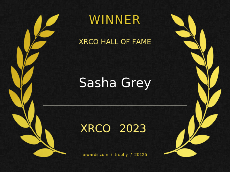 🎉 Congratulations to the stunning @sashagrey on being inducted into the #XRCO Hall of Fame! 🏆👏 Your contributions to the adult industry are truly unmatched. 🔥 #Icon #Legend #2023Inductee