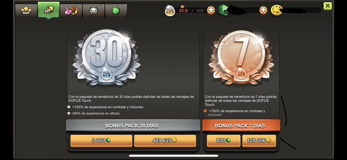 vanegreter's tweet photo. @DOFUSTouch_ES Según estuvimos revisando con gremio y grupos, es un problema de iOS ya que con ipad y iphone no muestra packs ni goultinas pero dispositivos android los muestra sin problema. https://t.co/YkCZKqzfWD