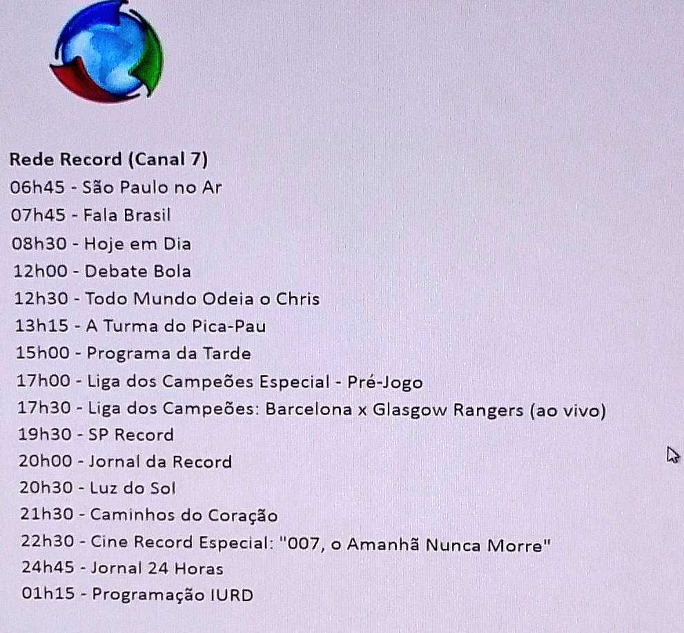 Guisreporter's tweet photo. Estava navegando pela internet e achei essa raridade aqui:

RecordTV transmitindo a UEFA Champions League, Que hoje está em exibição no SBT após passagens pela Globo (Fase Final) https://t.co/zyIQItKK2O