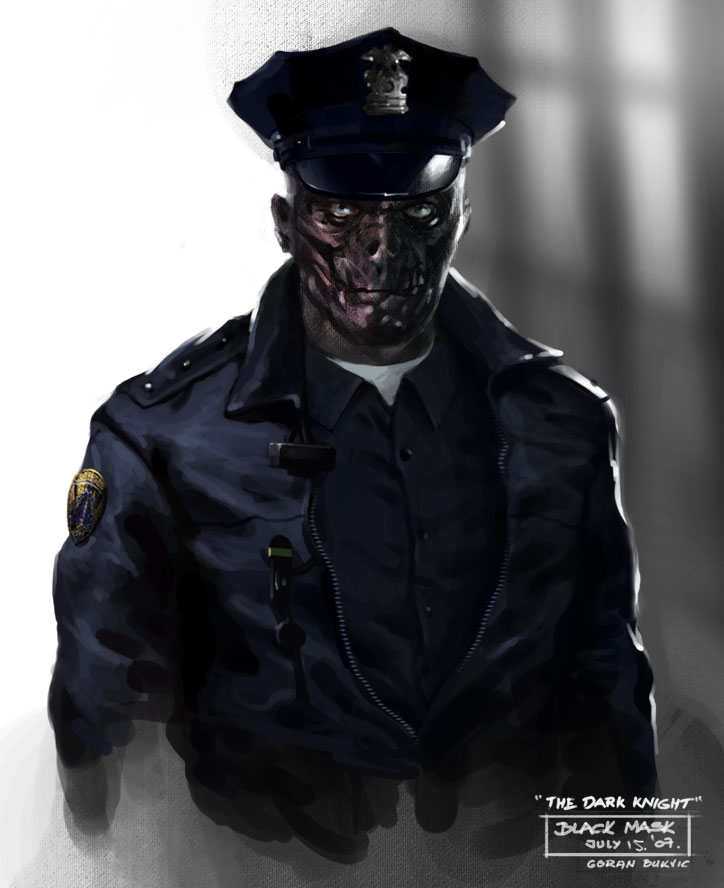 CrazyBrushART's tweet photo. Black Mask concepts from cancelled #THEDARKKNIGHT  game, back in 2007. https://t.co/oJNSxGwH29