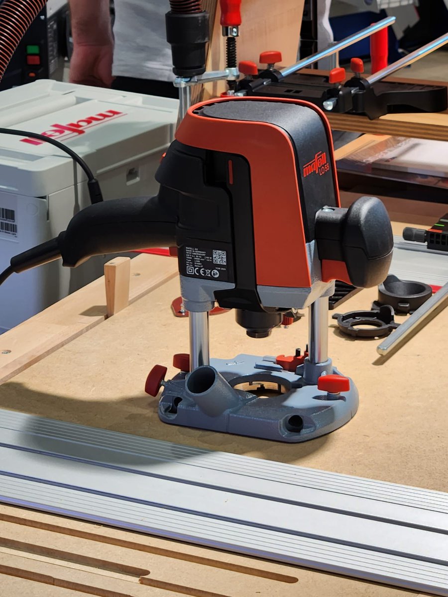 protradeuk's tweet image. What's this?!? 🤯😱👀

The new #Mafell LO55 Router!

Just announced at the #LIGNA event in Hannover Germany. 

#newtools #revealed #powertools #construction #new