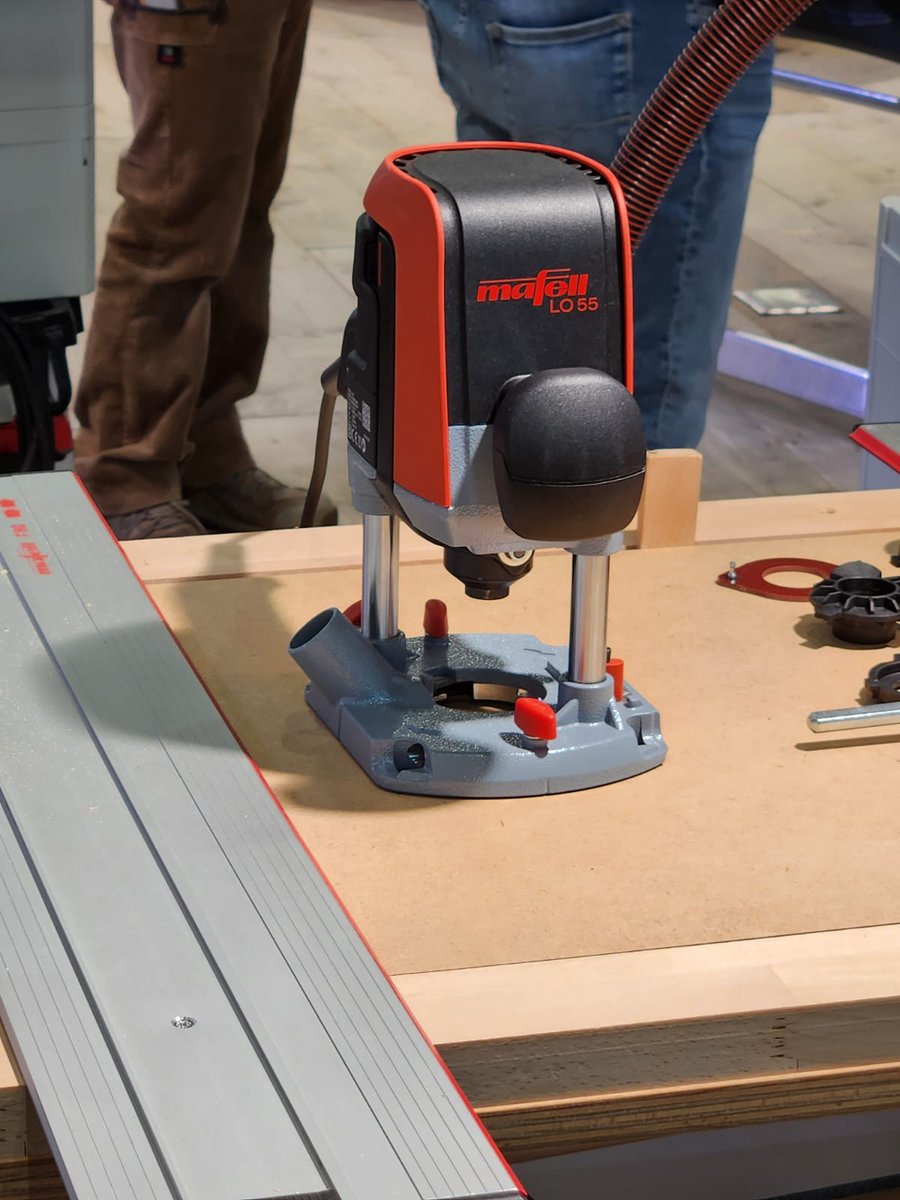 protradeuk's tweet image. What's this?!? 🤯😱👀

The new #Mafell LO55 Router!

Just announced at the #LIGNA event in Hannover Germany. 

#newtools #revealed #powertools #construction #new