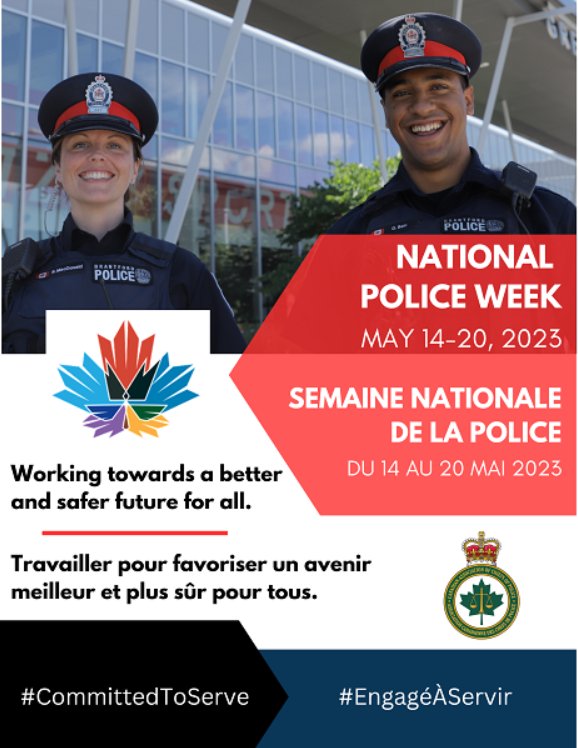 For #NationalPoliceWeek I am sending our sincere thanks and best wishes to the members and employees of the OPP, Russell Detachment. @ClarenceRockland is proud to work alongside our policing partner in making a positive impact and creating safer communities #CommittedToServe