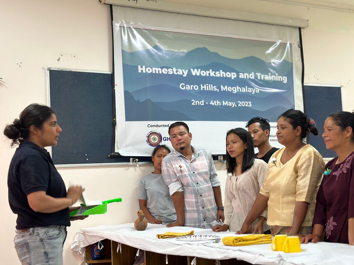 mh_connect's tweet photo. Mountain Homestays @mh_connect in partnership with @meghtourism conducted a three days Homestay Operations &amp; Management training in the Garo region. The Training focussed on aspects of rural tourism &amp;  importance of designing sustainable accommodations. @SangmaConrad @tourismgoi https://t.co/aiOCHteX7H