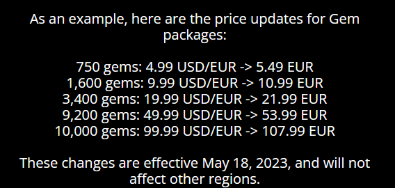 PleasantKenobi's tweet photo. MTG Arena economy - always one step forward, one step backwards.

European gem prices going up by 7-10%

Super. https://t.co/Dk6gav9uUO