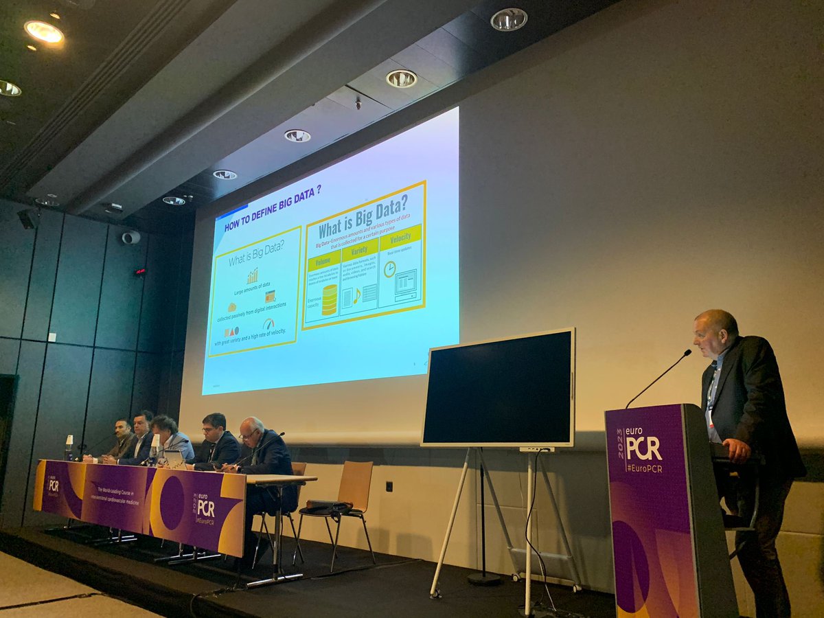 My talk on the potentials of Big Data for STEMI during the Stent Save A Life annual forum at @europcr2023