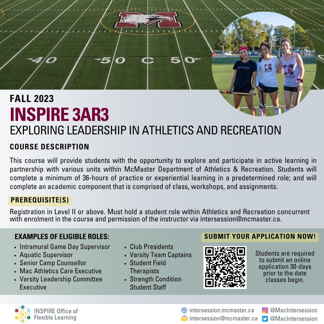 McMaster Recreation tweet media