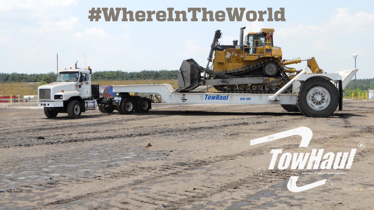 #WhereInTheWorld? #TowHaul commissioned this Rear Loading Trailer in a country with 5 climate zones, a bustling tourism industry, over 3 million square miles of forested land, people who love to golf & so many dogs! Which country is this #MineralExtractionEquipment operating in?