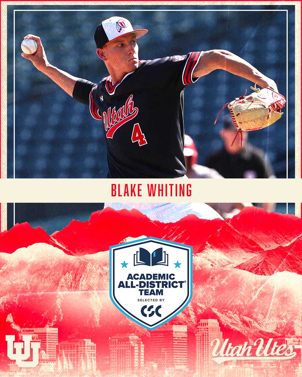 Utah Baseball (@utahbaseball) on Twitter photo 📚⚾📚⚾
Congrats to our four guys that were named <a href="/CollSportsComm/">College Sports Communicators</a> Academic All-District today‼
📰 utahutes.com/news/2023/5/16…
#GoUtes 📚⚾📚⚾
Congrats to our four guys that were named <a href="/CollSportsComm/">College Sports Communicators</a> Academic All-District today‼
📰 utahutes.com/news/2023/5/16…
#GoUtes