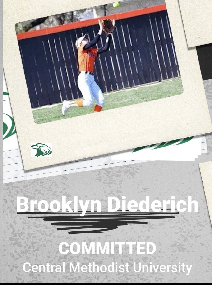 GoNeoshoSoftbal's tweet photo. Congratulations to Brooklyn Diederich for continuing her academic and athletic career at Central Methodist University! We are so proud of you! https://t.co/w32TYRLOXD