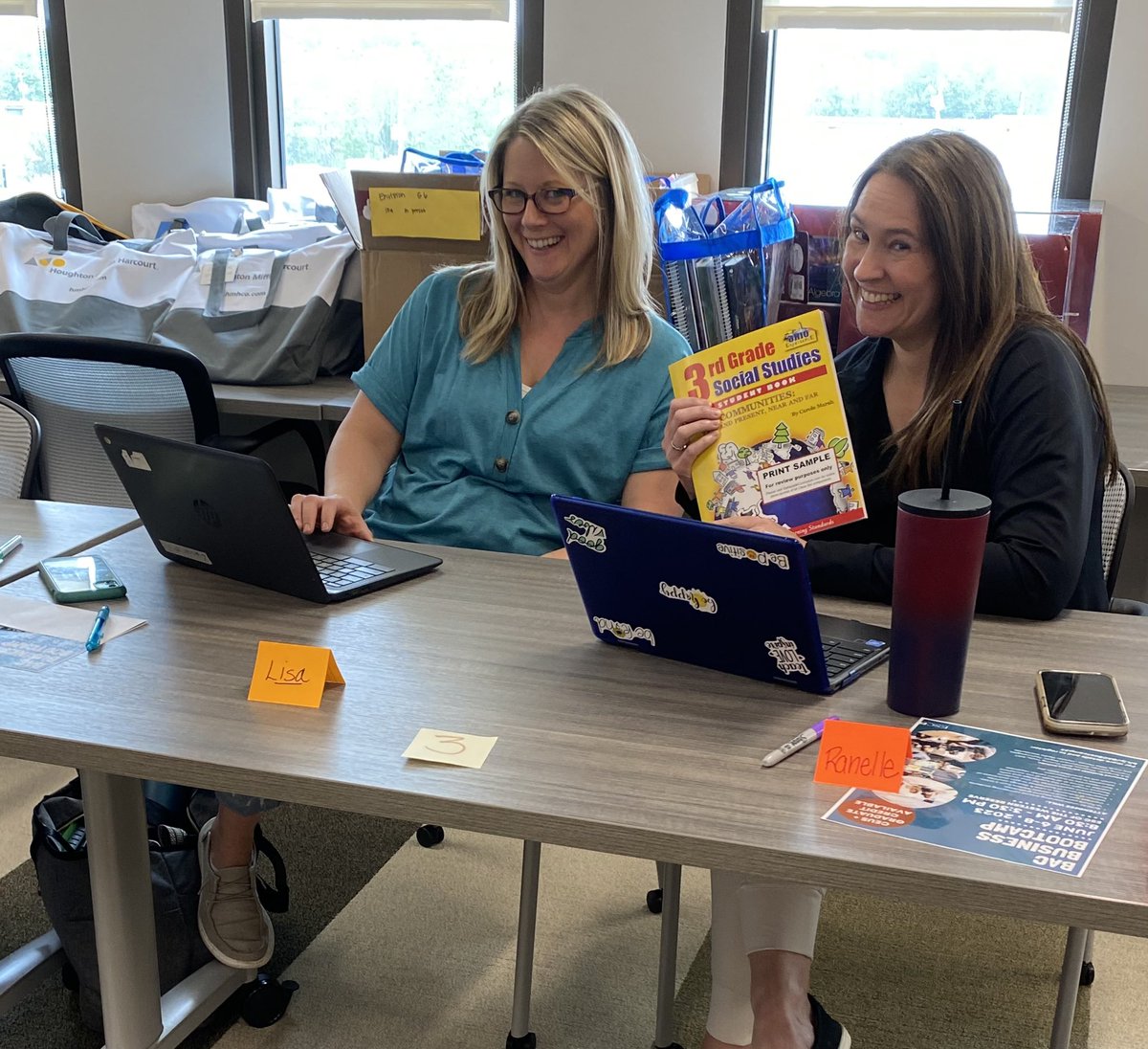 Busy day today with the elementary social studies committee collaborating to align standards and resources.