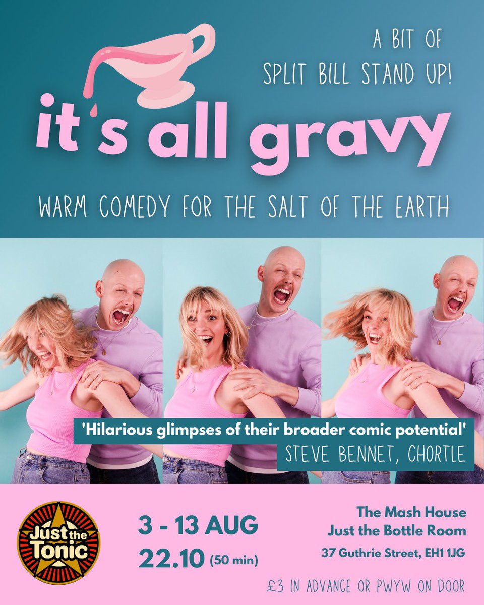 bethyfox1's tweet photo. off to the #edfringe23 with my best mate to tell jokes for a couple of weeks. come along! https://t.co/a3woaMFdCD