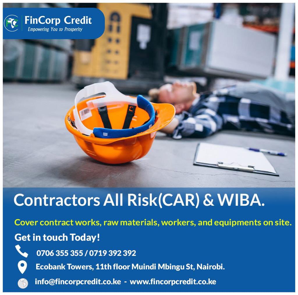 Cover contract works, raw materials, workers and equipments on site.
#fincorpcredit
#fastandreliable
#fincorpinsuranceagency