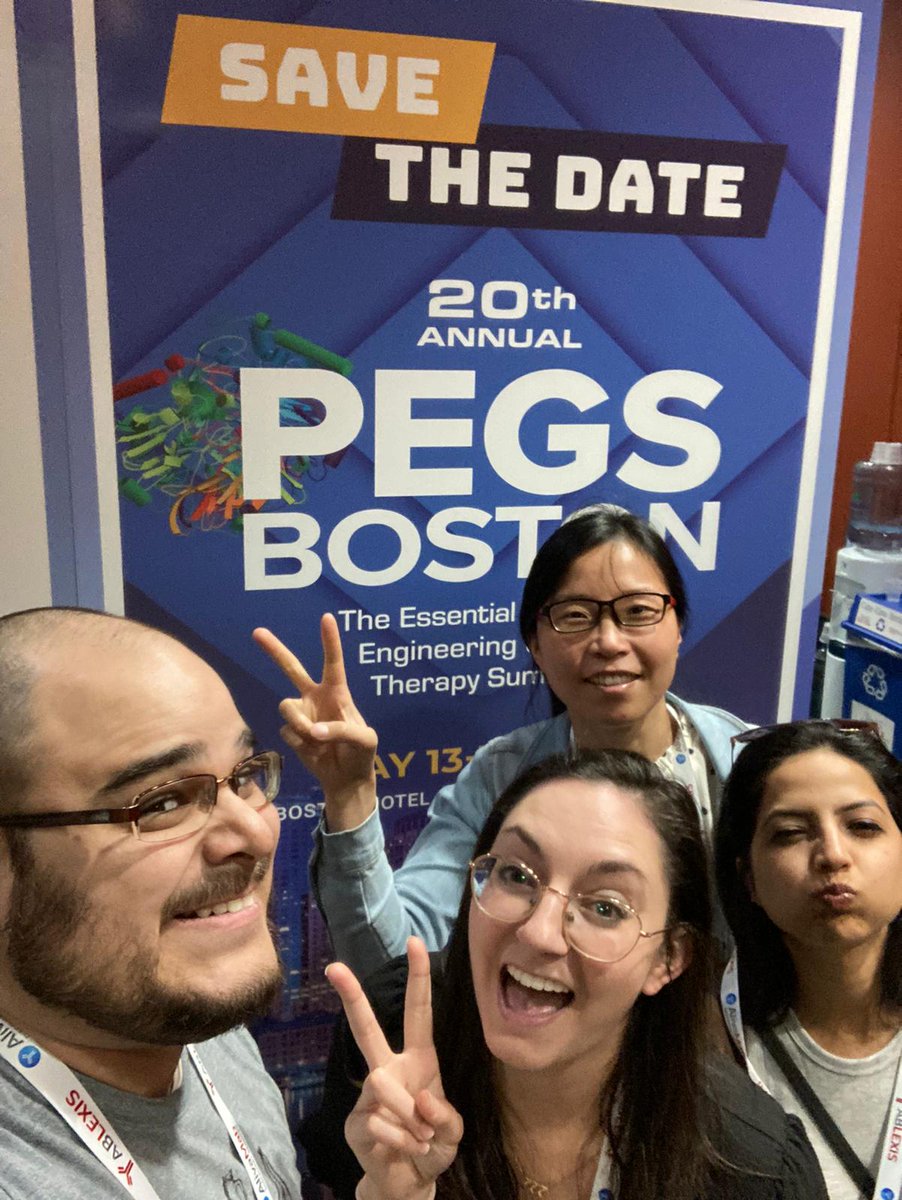 Luca Lab hanging out at #PEGS23! Come check out the @MoffittNews corner in exhibit hall B (P165, P166, P167) to check out what we've been playing with! @vcluca1 @SuperMQQ @srishti503