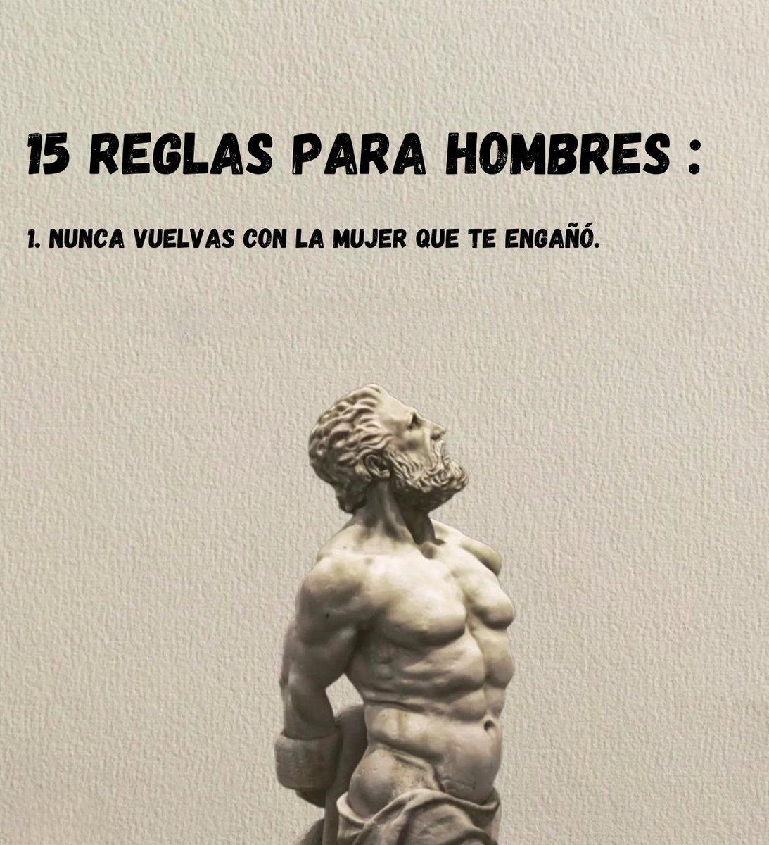 15 reglas para hombres :