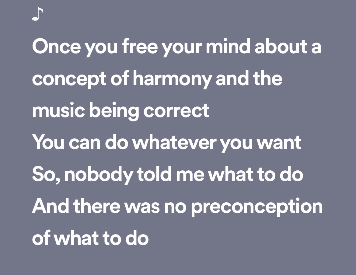 “Once you free your mind…”

Esta canción de ES una obra de arte, tiene todo.
#lacanciondeldia