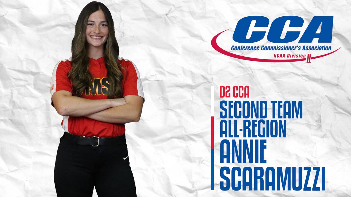 Congrats to @UMSLSoftball's Annie Scaramuzzi who was named to the D2 CCA Midwest Region Second Team as Utility-Pitcher on Tuesday #GLVCsb #FeartheFork🔱 #tritesup 🔱