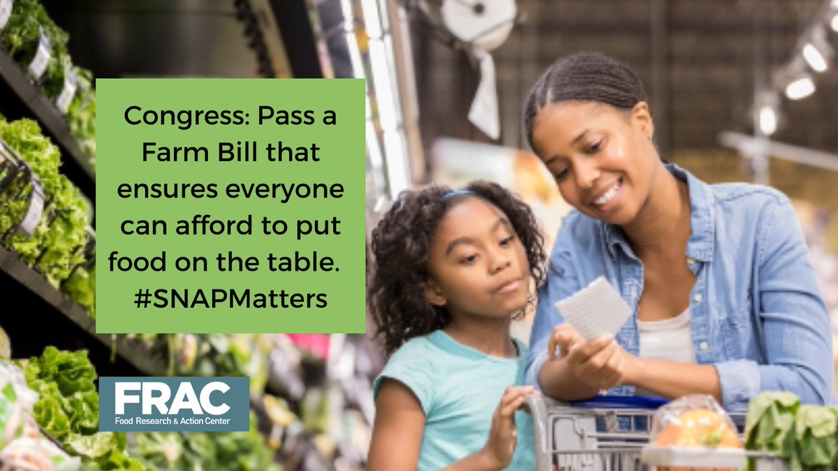 A hunger cliff is here. It is urgent that the 2023 #FarmBill protects and strengthens SNAP. Everyone should have access to the food they need. Hungry people can’t wait. #SNAPMatters frac.org/action/snap-fa…