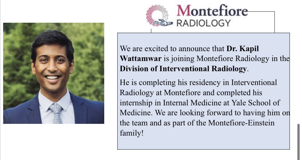 Montefiore Radiology (MontefioreRAD) / Twitter