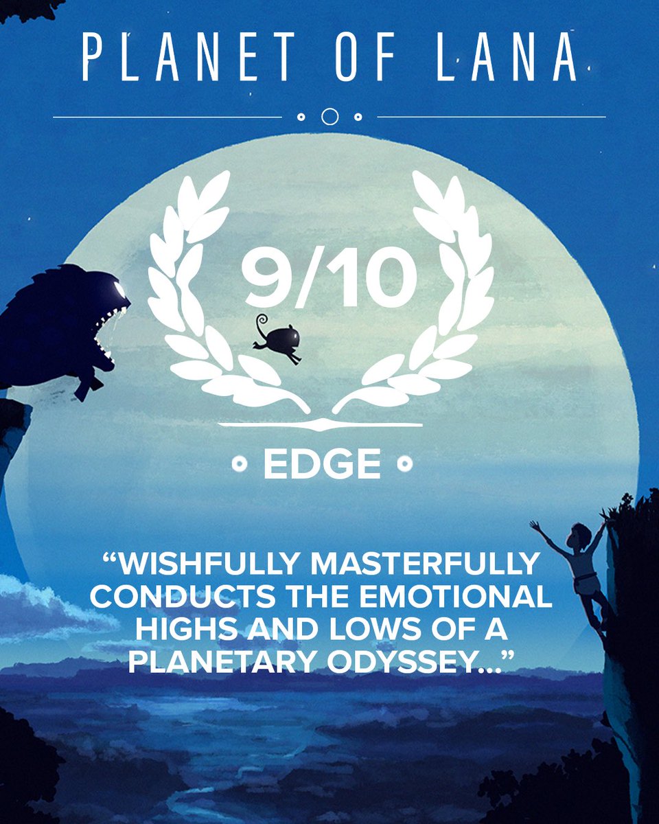 The exclusive first review of Planet of Lana is now out in Edge Magazine. 

The review score is 9/10😭🤯

The whole team <a href="/Wishfully_Games/">Wishfully</a> is bubbling w excitement to show u all the love &amp; hard work we've put into this adventure! 

May 23 on PC, <a href="/Xbox/">Xbox</a> &amp; <a href="/XboxGamePass/">Xbox Game Pass</a>