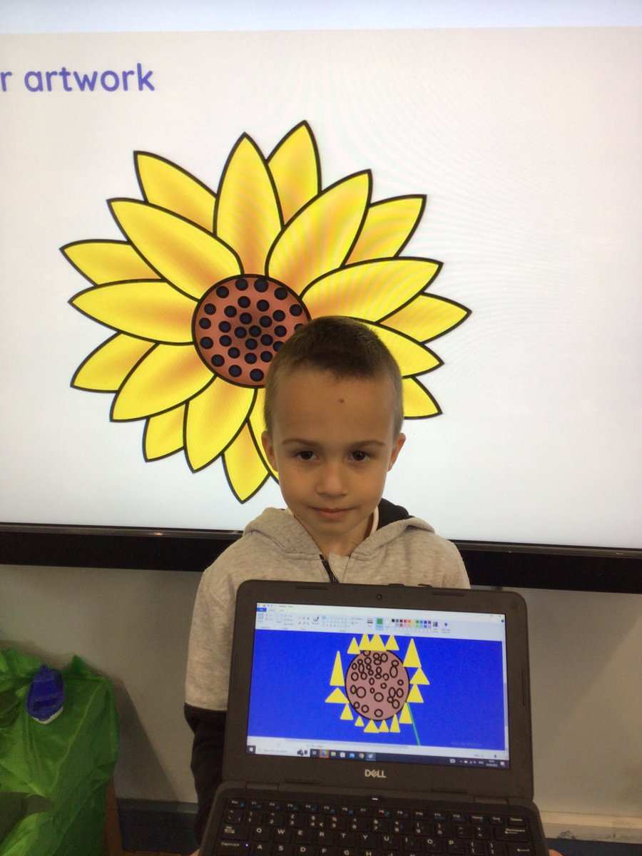 ditton_ps's tweet image. 1RD have enjoyed their digital painting lesson in computing today. They have produced some fantastic sunflowers 🌻 #DittonPrimaryComputing