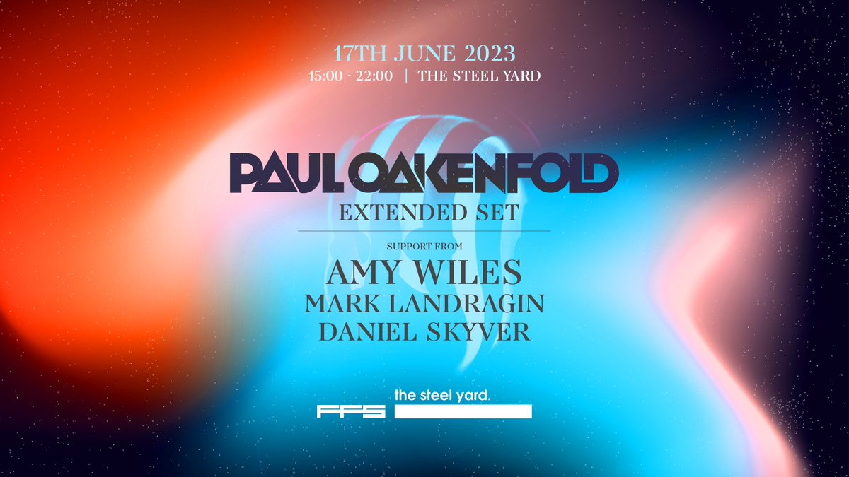 Paul Oakenfold (@pauloakenfold) on Twitter photo Looking forward to <a href="/thesteelyardLDN/">The Steel Yard</a> in June! This one is going to be big.
🔗 skiddle.com/whats-on/Londo… Looking forward to <a href="/thesteelyardLDN/">The Steel Yard</a> in June! This one is going to be big.
🔗 skiddle.com/whats-on/Londo…