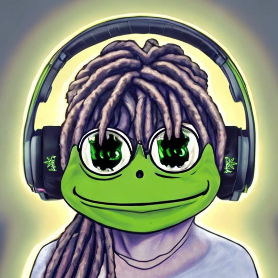 I’m High- Fi Pepe. 
Gal #pepe power ✊🏼 #PepeIsLove #PEPEARMY 
$pepe Let’s go! 
Started at the bottom now we here 
🐸🚀😮‍💨