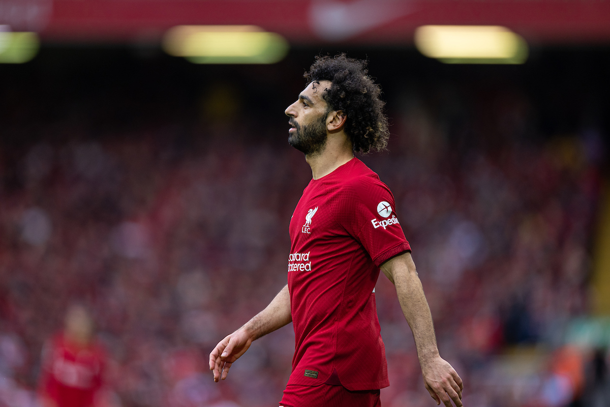 TheAnfieldWrap's tweet image. Mo Salah's goal involvements by season at Liverpool: 

𝟮𝟮/𝟮𝟯: 44 in 49 games
𝟮𝟭/𝟮𝟮: 47 in 51 games 
𝟮𝟬/𝟮𝟭: 37 in 51 games
𝟭𝟵/𝟮𝟬: 36 in 48 games
𝟭𝟴/𝟭𝟵: 39 in 52 games
𝟭𝟳/𝟭𝟴: 60 in 52 games

𝗢𝘂𝘁𝗿𝗮𝗴𝗲𝗼𝘂𝘀 🤯