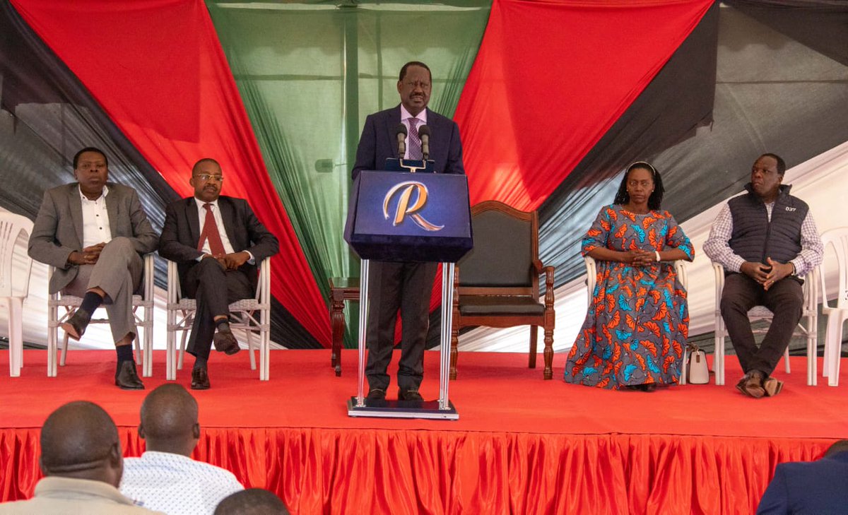 RailaOdinga's tweet photo. We strongly reject the Finance Bill 2023! It's an unjust punishment, burdening Kenyans and manufacturing poverty. 

The Kenya Kwanza regime continues to ignore the public and refuses to make changes. 

Rising fuel prices and a falling currency are worsening the lives of  Kenyans. https://t.co/XRGPLnxSSw