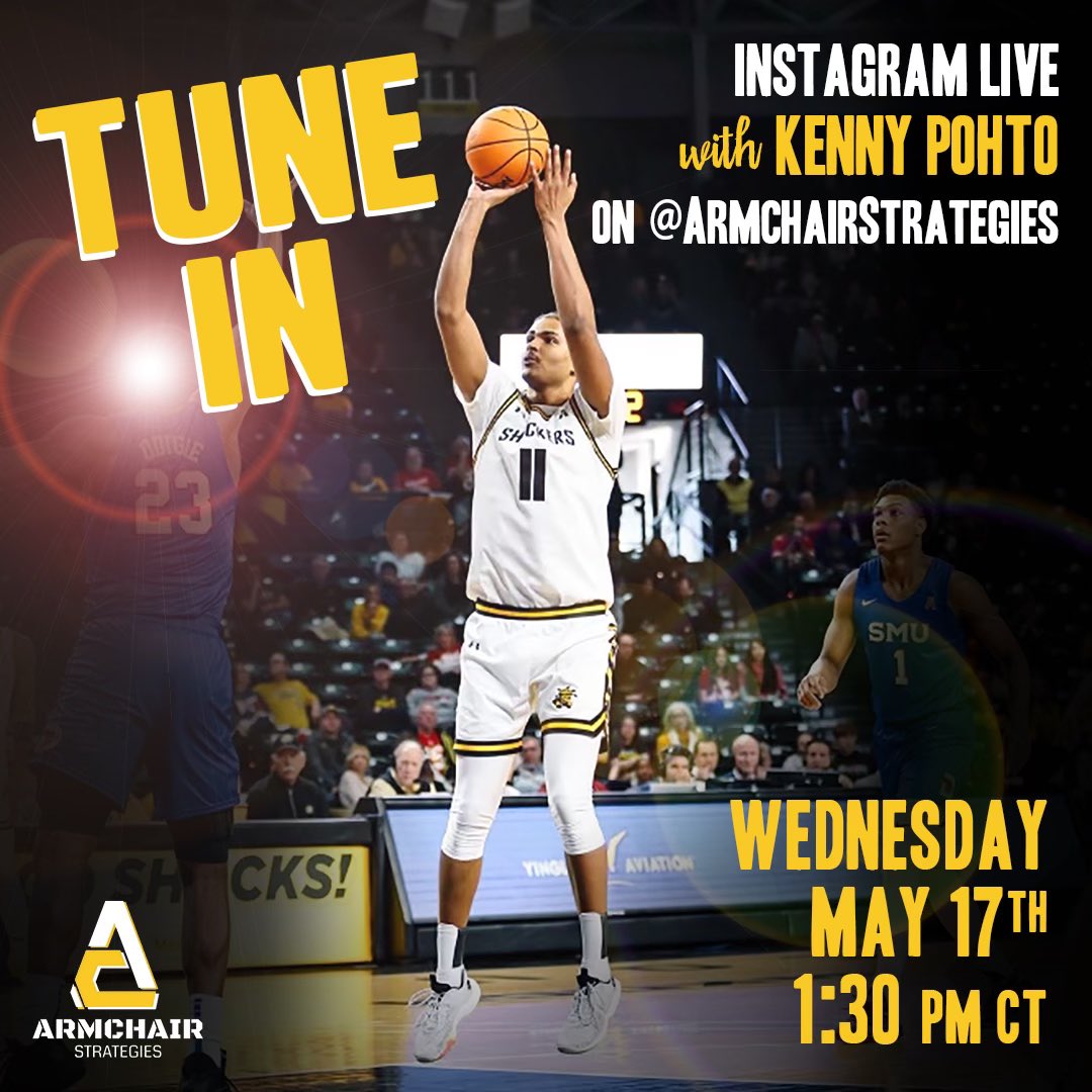 Join me tomorrow on @armchairstrategies IG account at 1:30 pm CT for a live Q&amp;A from Sweden! I’m excited to use this time hear from the Shocker faithful. Set a reminder and see you then!