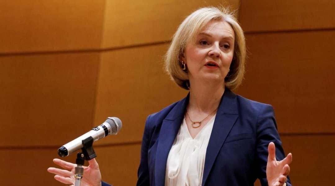 英国前首相Liz Truss访问台湾时发表讲话：‘’中国是自由世界最大的威胁‘’