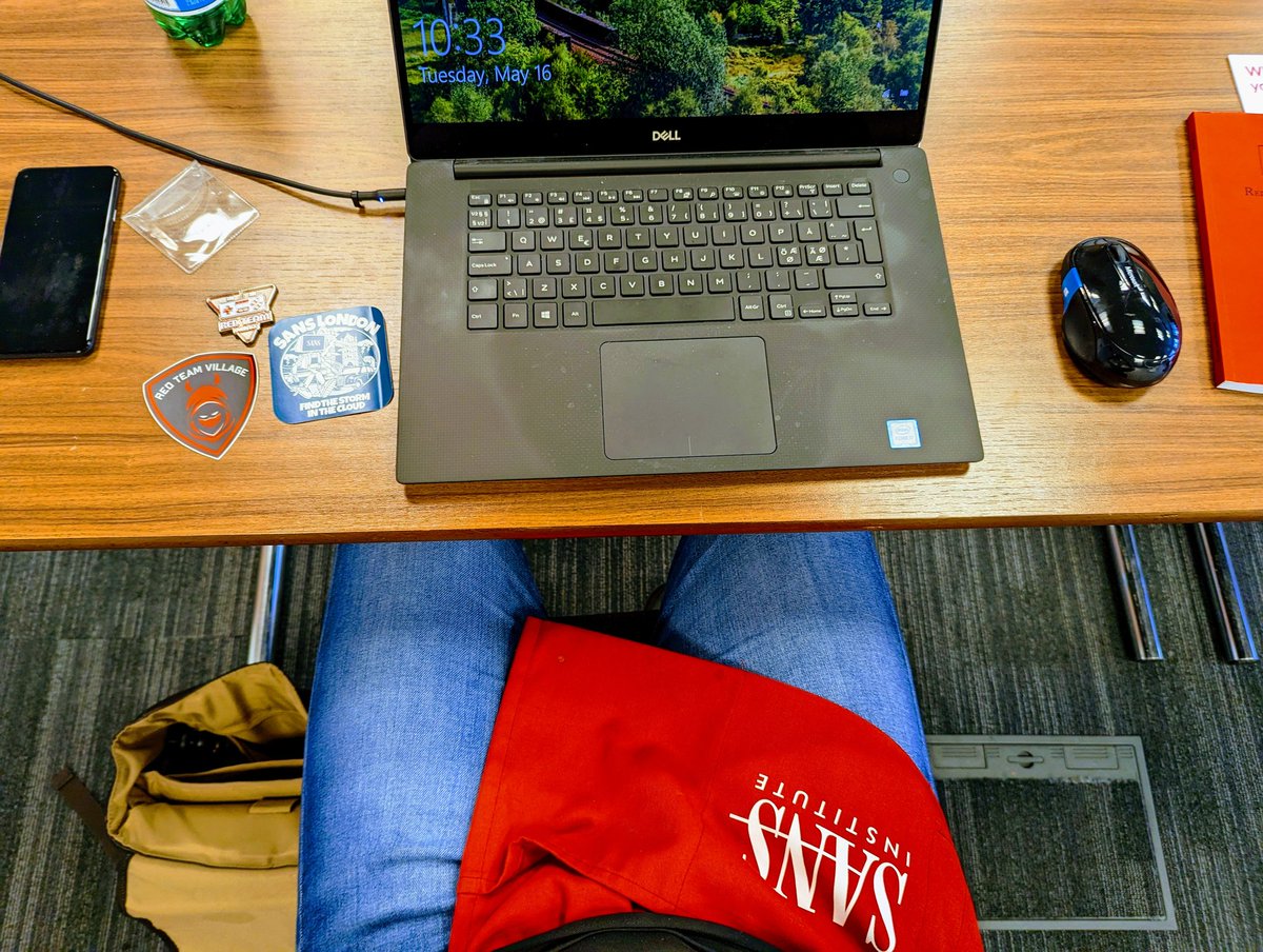 Facilitating SEC660 at #SANSLondon this week. Been a great time so far. GXPN next on the certs list! 🤓🤖💻

#SANS #infosec #cybersecurity