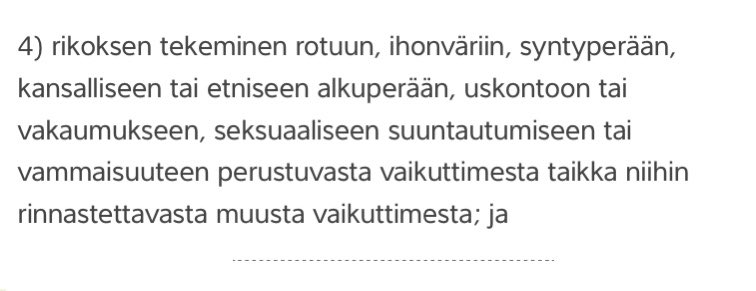 @TinoUusitalo @PostiPosti @paavoarhinmaki Käsittääkseni poliittinen puolue ei ole määritelmällisesti ”kansanryhmä”?