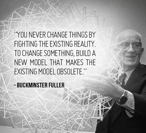 Richard Buckminster Fuller was an American architect, systems theorist, writer, designer, inventor, philosopher, and futurist. Wikipedia