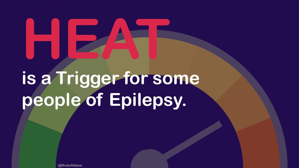 BrainAblaze's tweet photo. As spring temperature rise (in the northern hemisphere at least), DYKT extreme heat can actually be a trigger to some people with #epilepsy? #EpilepsyAwareness 

Here's some advice to beat the heat.
https://t.co/9p6NqMBlCo https://t.co/FxbCGHUskh