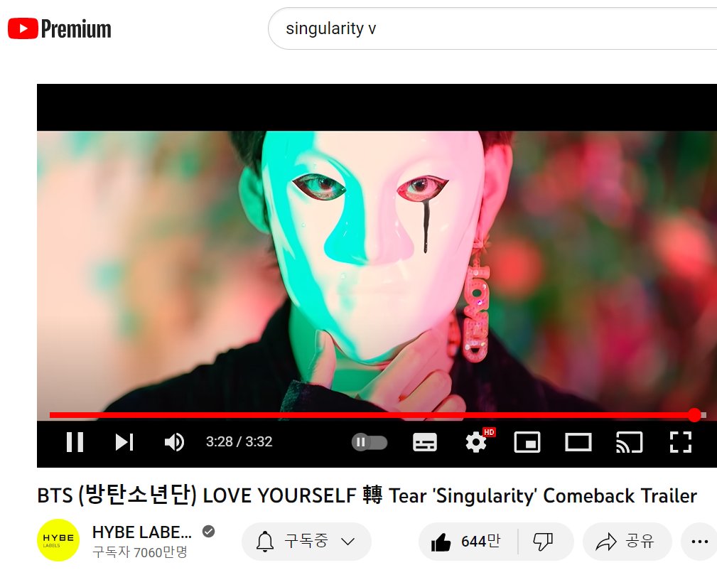 Romantic_Tae's tweet photo. @VTeamBase Track 7: Singularity #YouTubePartae #BTSV https://t.co/TwP6YTUcwz