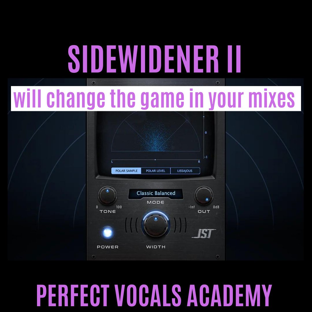 PVocalsAcademy's tweet photo. Sidewidener II will change the game in your mixes! - https://t.co/P1y0cbNLXo https://t.co/OGZj1TibLu