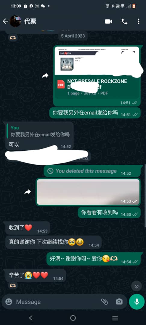 Ommoneyyyyy's tweet image. Always forget to post customer feedback and prove🥲，provide ticketing services, please do read my bio and u will know where to find me hahahaha✨

#ticketingservices #LauvinKL
#TDS2inKL #CASinKL #COLDPLAYinKL #ColdplayKualaLumpur #ColdplayinMY #coldplaymalaysia