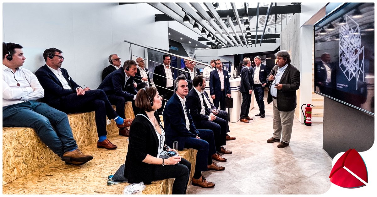 PikaRetech's tweet photo. LIGNA 2023 continues. We are very pleased with the intense interest on the first day we met with our customers. We welcome familiar faces and forge new connections.

#LIGNA2023 #PikaRetech #WoodBasedPanel #Sustainability #EcoFriendly #HanoverGermany #Siempelkamp https://t.co/jUBbLSnOfM