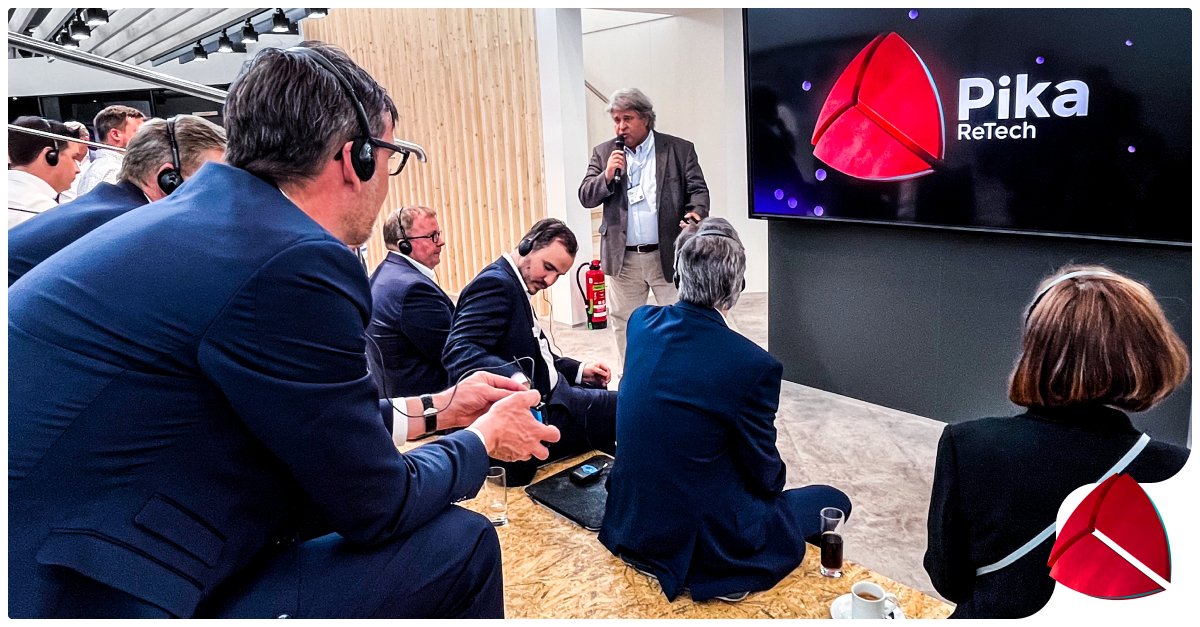 PikaRetech's tweet photo. LIGNA 2023 continues. We are very pleased with the intense interest on the first day we met with our customers. We welcome familiar faces and forge new connections.

#LIGNA2023 #PikaRetech #WoodBasedPanel #Sustainability #EcoFriendly #HanoverGermany #Siempelkamp https://t.co/jUBbLSnOfM