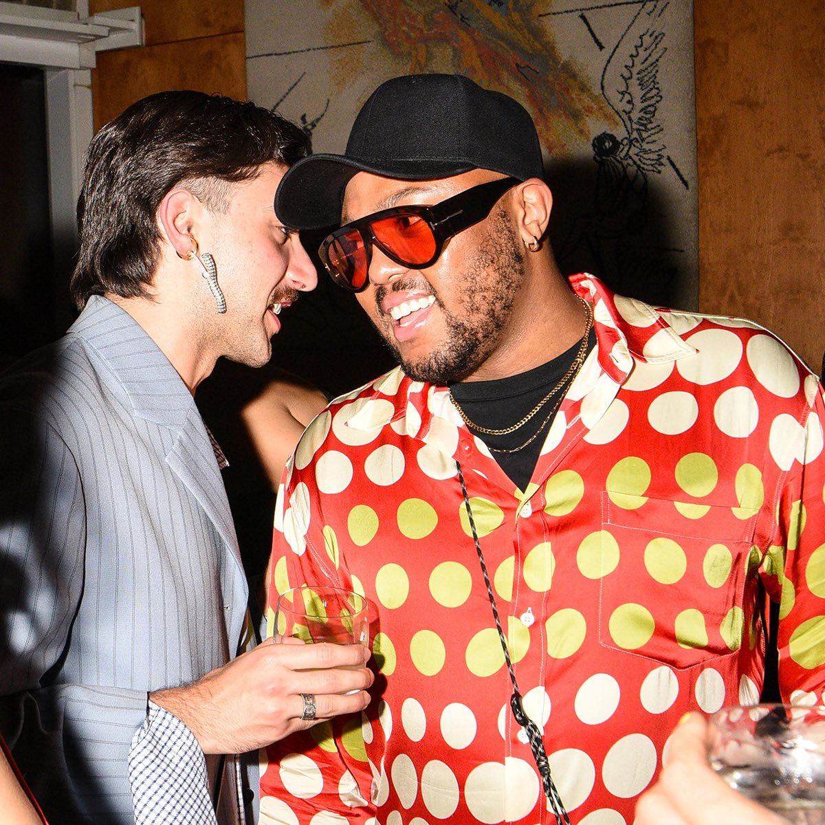 OurFrequency's tweet photo. Issa party, a House Party with @cjrtheperson! Listen to our ‘House Party’ playlist to catch vibes from the Christopher John Rogers, Collection 012 after party. 🔥✨ https://t.co/BkmyPUFDVn