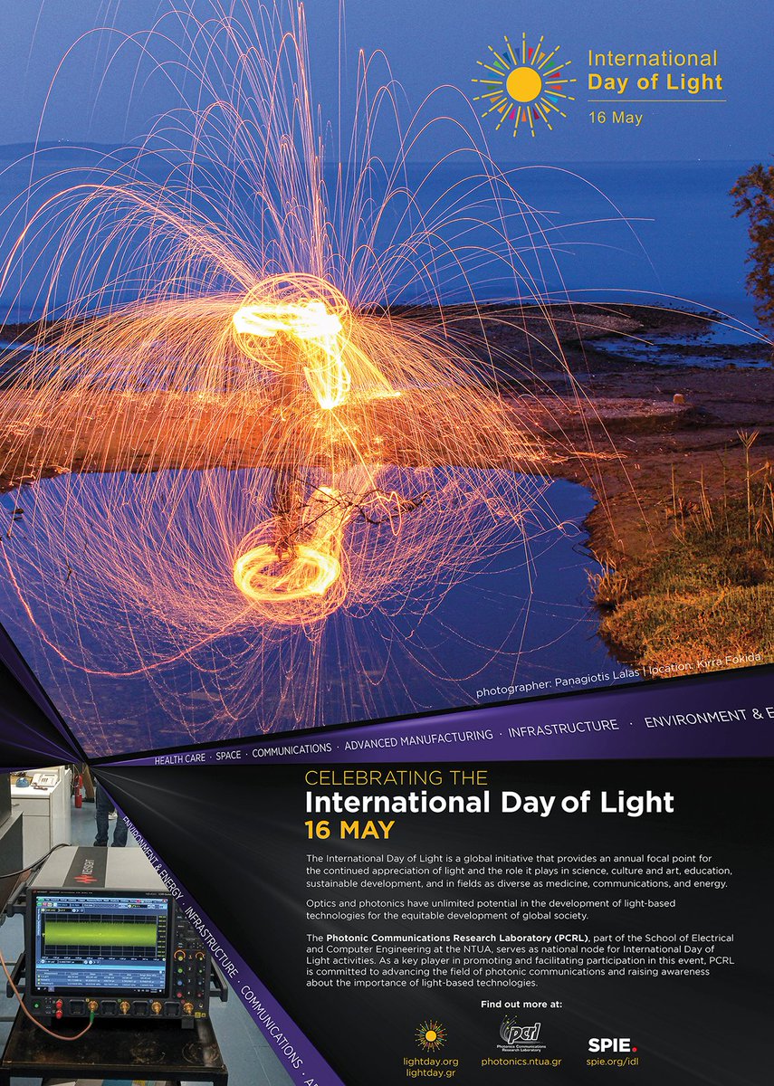 🎉 Happy International Day of Light 2023! ☀️
shorturl.at/ltOW9
✔️PCRL is the national node of UNESCO IDL activities in Greece 🇬🇷

@IDLofficial #IDL2023 #InternationalDayofLight