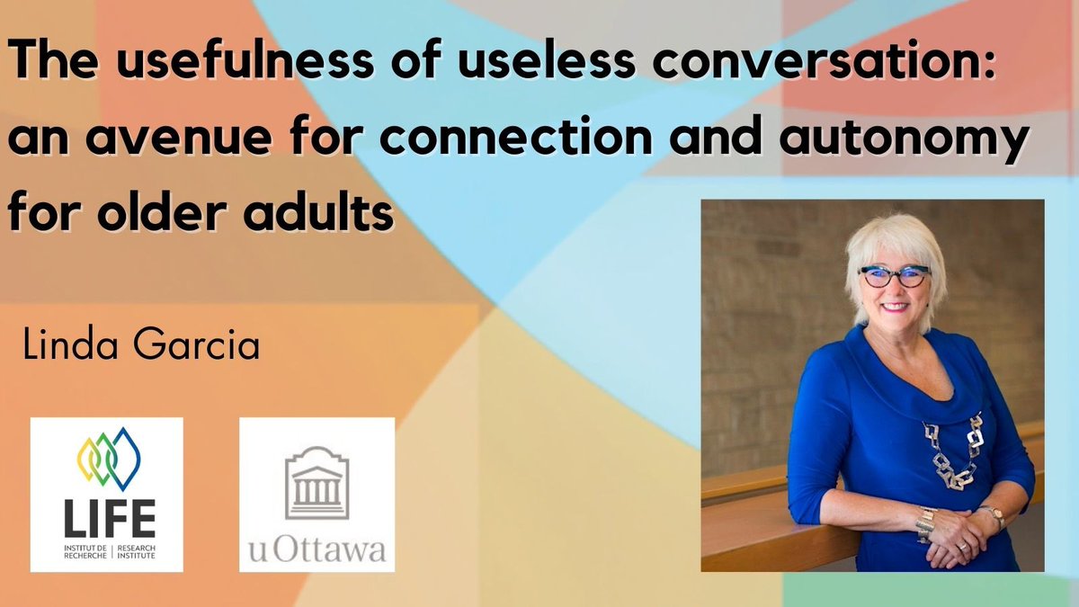 uOttawaLRI's tweet photo. Contributor Spotlight: learn more about @uOttawa professor and LRI President @lgottawa's chapter in ‘Well-being In Later Life: The Notion of Connected Autonomy’ at the June 1st book launch: https://t.co/9rYjEhxlIK https://t.co/z8LJtZPBt2